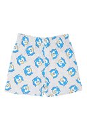 T-shirt en Short Sonic  Blauw en Gemêleerd Lichtgrijs