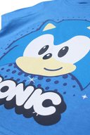 T-shirt en Short Sonic  Blauw en Gemêleerd Lichtgrijs