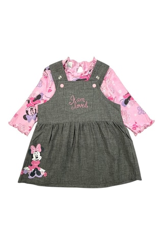 T-shirt & Tuinjurk Minnie Disney - Roze en Grijs