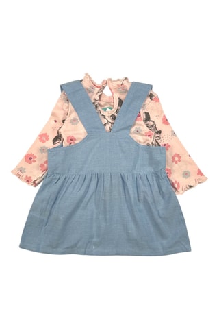 T-shirt & Tuinjurk Bambi Disney - Roze en Blauw