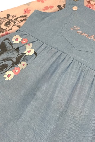 T-shirt & Tuinjurk Bambi Disney - Roze en Blauw