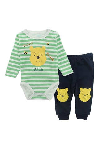 Rompertje en Joggingbroek Winnie de Poeh Disney Groen