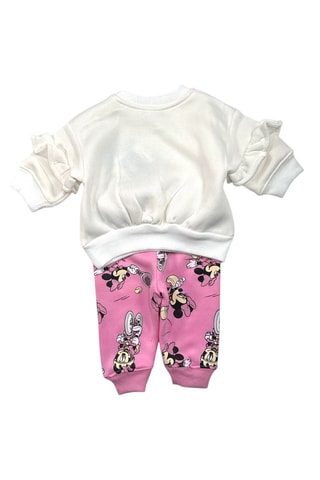 Fleece Sweater en Joggingbroek Minnie Disney - Wit en Roze