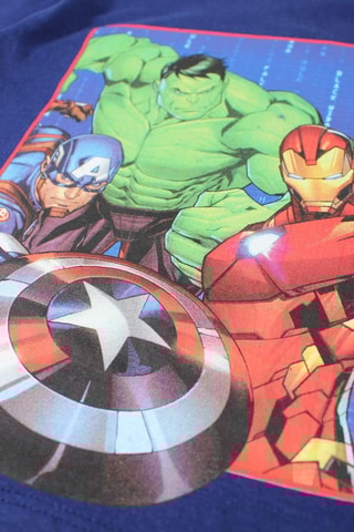 T-shirt en short Avengers Marvel - Marineblauw