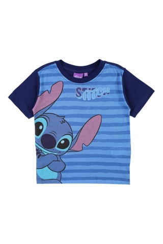 T-shirt en Short Stitch Lilo en Stitch Disney - Marineblauw