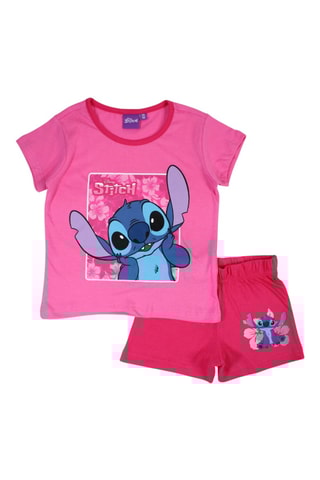 T-shirt en Short Stitch Lilo en Stitch Disney - Roze