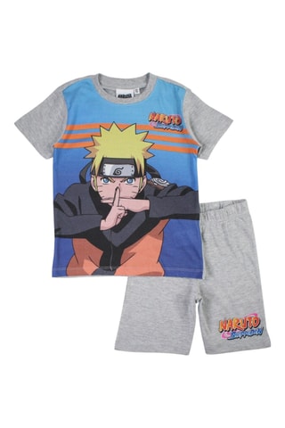 T-shirt en Short Naruto Shippuden - Grijs