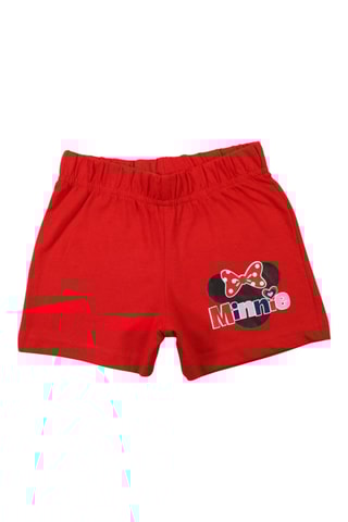 T-shirt en Short Minnie Disney - Rood