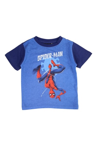 T-shirt en Short Spider-Man Avengers Marvel - Marineblauw