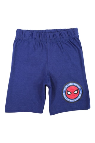 T-shirt en Short Spider-Man Avengers Marvel - Marineblauw