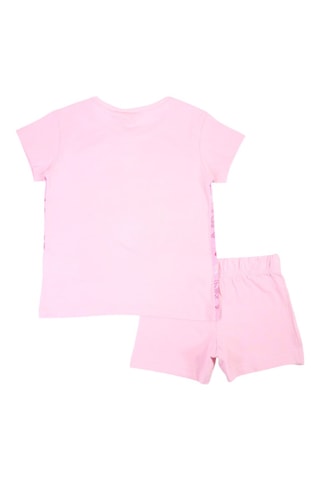 T-shirt en Short Barbie - Donkerroze