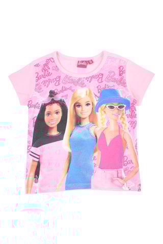 T-shirt en Short Barbie - Donkerroze