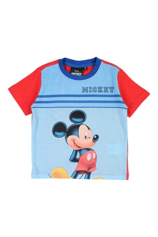 T-shirt en Short Mickey Disney - Rood