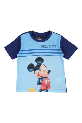 T-shirt en Short Mickey Disney - Marineblauw