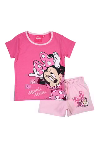 T-shirt en Short Minnie Disney - Roze