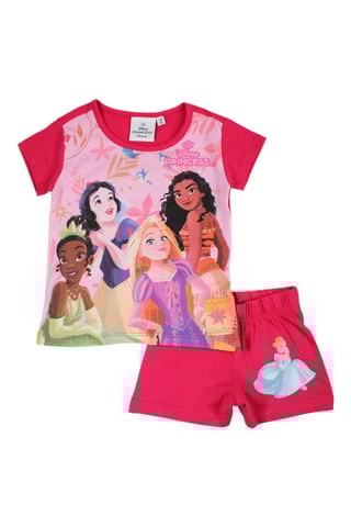 T-shirt en Short Prinsessen Disney - Fuchsia 