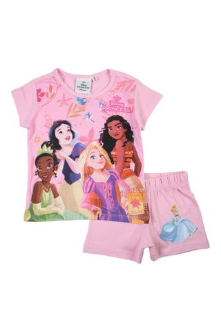 T-shirt en Short Prinsessen Disney - Roze 