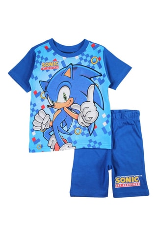 T-shirt en Short Sonic - Koningsblauw