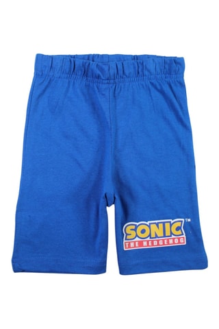 T-shirt en Short Sonic - Koningsblauw