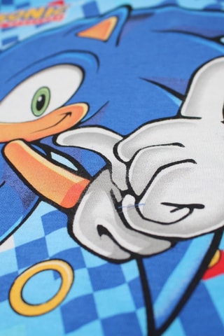 T-shirt en Short Sonic - Koningsblauw