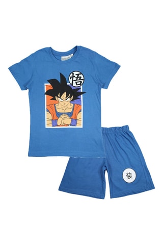 T-shirt et short Son Goku Dragon Ball Z - Bleu cobalt