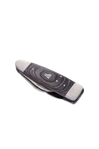 Faca para cogumelos em aço inoxidável e madeira de pakka Heritage - 7 e 5,5 cm