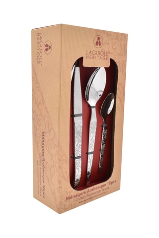 Faqueiro em aço inoxidável Heritage - 16 peças