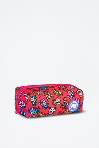 Etui - Rood en Donkerblauw