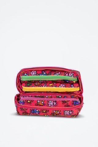 Etui - Rood en Donkerblauw