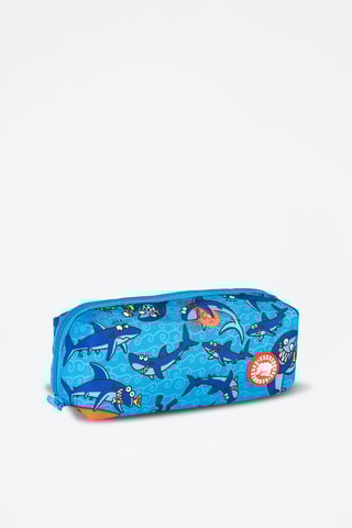 Etui - Turquoise en Donkerblauw