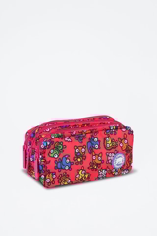 Etui - Rood en Donkerblauw