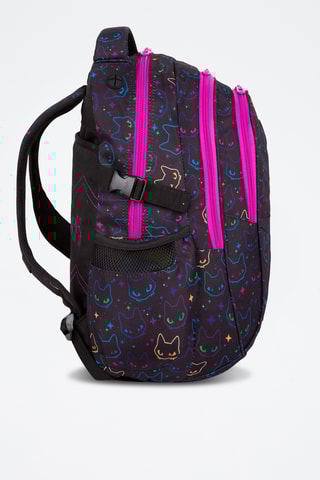 Rugtas Zwart en Fuchsia - Coolpack