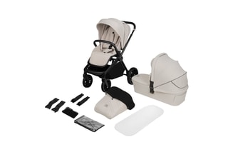 Multifunctionele Buggy 2-in-1 Mika Plus - Beige - Vanaf de Geboorte t/m 4 Jaar