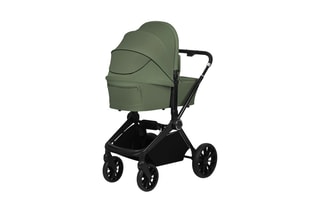 Multifunctionele Buggy 2-in-1 Mika Plus - Olijfgroen - Vanaf de Geboorte t/m 4 Jaar