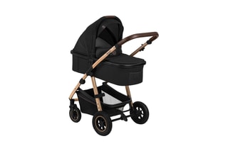 3-in-1 Kinderwagen Amber Zwart