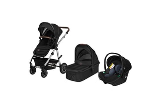 Multifunctionele Buggy 3-in-1 Amber - Zwart - Vanaf de Geboorte t/m 4 Jaar - T/m 22 kg