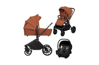 Multifunctionele Buggy 3-in-1 Mika Plus - Bruin - Vanaf de Geboorte t/m 4 Jaar