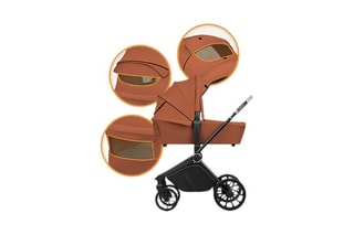 Multifunctionele Buggy 3-in-1 Mika Plus - Bruin - Vanaf de Geboorte t/m 4 Jaar