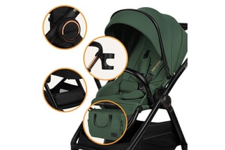 Multifunctionele Buggy 3-in-1 Layla - Groen - 6 Maanden tot 4 Jaar - T/m 22 kg