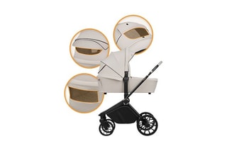 Multifunctionele Buggy 3-in-1 Mika Plus - Beige - Vanaf de Geboorte t/m 4 Jaar