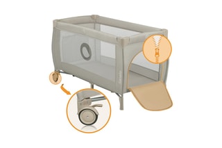 Reisbed 2-in-1 Stefi Plus - Vanaf de geboorte - T/m 15 kg