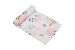 3 Bamboevezel Doeken Leaf - Blauw en Wit
