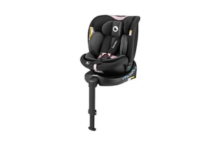 Autostoeltje en Houder ISOFIX Navy I-SIze - Zwart en Roze -  Groep 0+/1/2/3