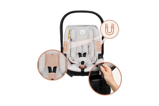 Autostoel Moxie I-Size - Beige - Vanaf de geboorte