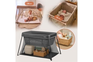 Babybed Alice - Grijs - Vanaf de geboorte t/m 36 maanden - T/m 15 kg