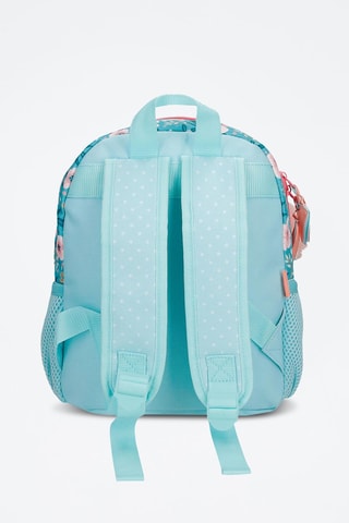Mochila Turquesa e rosa