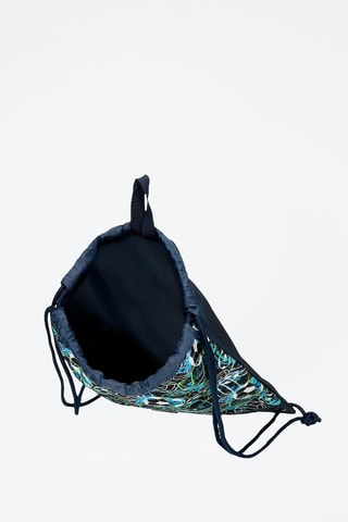 Mochila Azul e turquesa