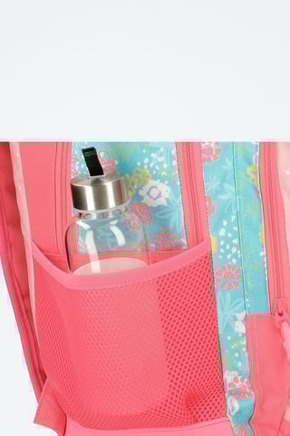 Mochila Rosa e azul-claro