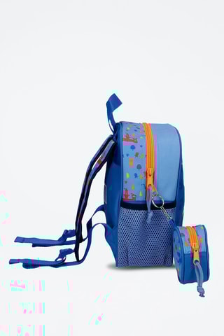 Mochila Patrulha Pata Azul e amarelo