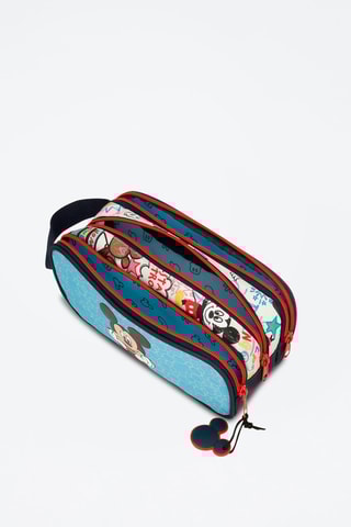 Estojo Mickey Mouse Disney - Azul-celeste e cinzento